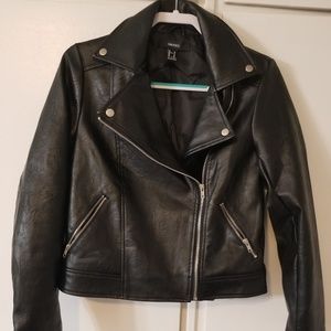 Faux leather jacket
